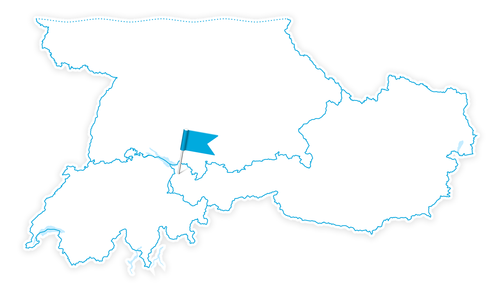 DACH-Karte